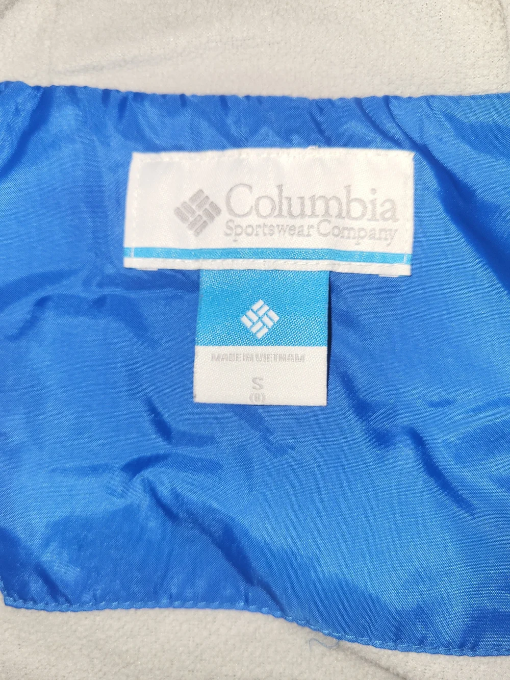 Columbia Navy and Royal Blue Hooded Shell Jacket